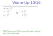 Warm-Up 10/15