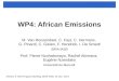 WP4: African Emissions