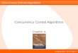 Concurrency Control Algorithms