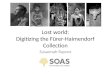 Lost world: Digitizing the  Fürer -Haimendorf Collection
