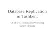 Database Replication in Tashkent