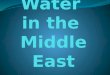 Water  in the  Middle East