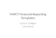 MiPCT Financial Reporting Templates