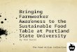 Bringing Farmworker Awareness to the Sustainable Food Table at Portland State University