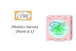 Phonics  Survey (Parts E-L)