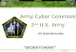 Army Cyber  Command 2 nd  U.S. Army