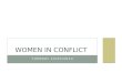 Women in  conflict