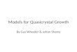 Models for Quasicrystal Growth