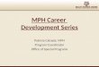 MPH Career  Development Series