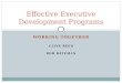 Effective Executive Development Programs