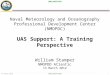 Introduction: Training and UAS?