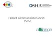 Hazard Communication 2014:  CVIM