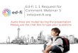 Ed-Fi 1.1 Request for Comment Webinar  5