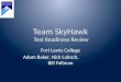 Team SkyHawk Test Readiness Review