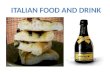 Italian food and drink