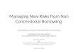 Managing  New Risks  from  Non Concessional Borrowing