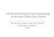 On Round-Optimal  Zero  Knowledge  in  the Bare  Public Key  Model