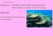 HW # 107-  Complete  Coral Reef  essay prompt