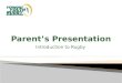 Parent’s Presentation