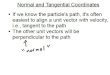 Particle Kinematics Normal and Tangential