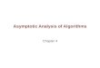 Asymptotic Analysis of Algorithms