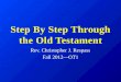 Step By Step Through the Old Testament