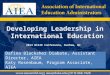 Developing Leadership  in International Education