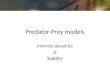 Predator-Prey models