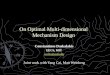 On Optimal Multi-dimensional Mechanism Design
