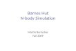 Barnes Hut N-body Simulation