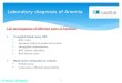Laboratory diagnosis  of Anemia