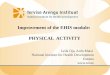 Improvement of the EHIS module:  PHYSICAL  ACTIVITY Leila Oja, Ardo Matsi