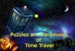 Puzzles and Paradoxes  of  Time Travel