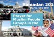 Prayer for Muslim People Groups in the  USA