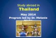 Study abroad in  Thailand