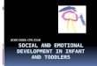 Social and Emotional Development in Infant and Toddlers