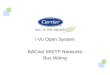 i -Vu Open System BACnet  MS/TP Networks Bus Wiring