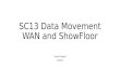 SC13 Data Movement WAN and  ShowFloor