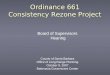 Ordinance 661 Consistency Rezone Project