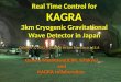 Real Time Control  for KAGRA 3km  Cryogenic  Gravitational Wave Detector in Japan