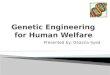 Genetic Engineering for Human Welfare