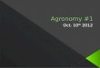 Agronomy #1
