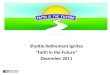 Shuttle Retirement Ignites “Faith in the Future” December 2011