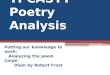 TPCASTT  Poetry Analysis