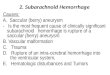 2. Subarachnoid  Hemorrhage