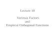 Lecture 18 Varimax  Factors and Empircal  Orthogonal Functions