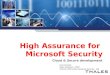 High  Assurance for  Microsoft Security