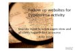 Follow up websites for Cybercrime activity