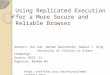 Using Replicated Execution for a More Secure and Reliable Browser