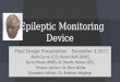 Epileptic Monitoring Device